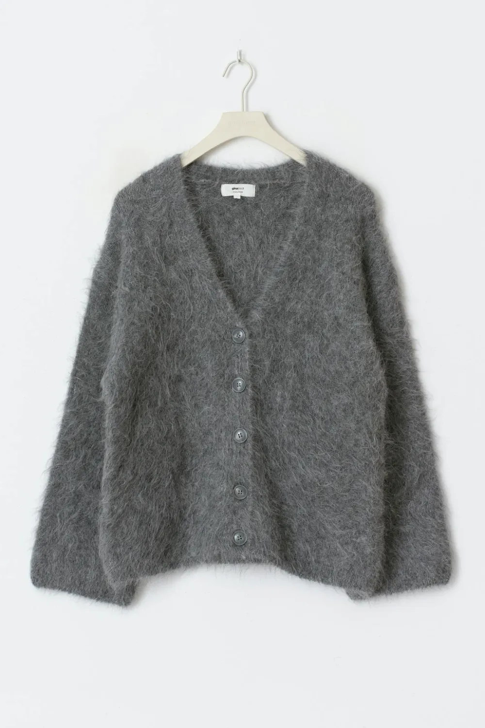 Gina Tricot Apaca bend knitted cardigan Grå Discount