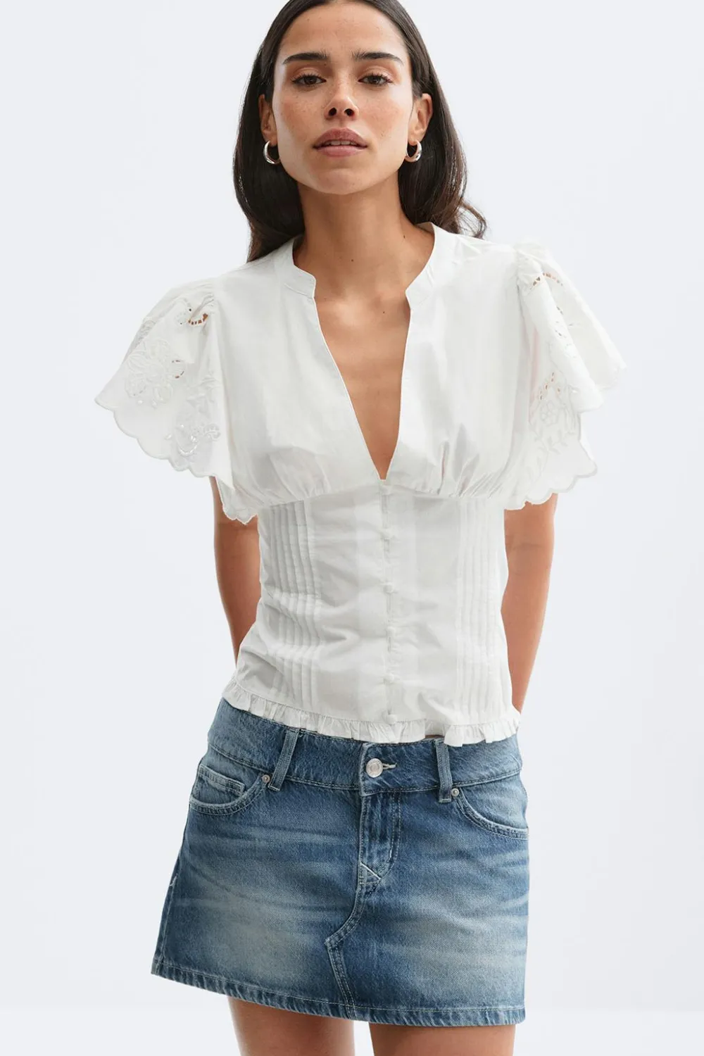 Gina Tricot Angaie boue Hvit