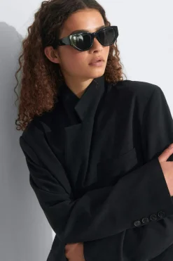 Gina Tricot Angular cateye sunglasses Svart Best