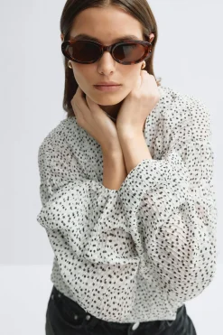 Gina Tricot Angular sunglasses Brun Outlet