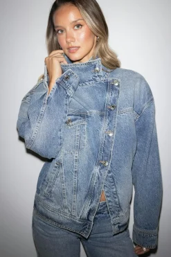 Gina Tricot Ayetric deni jacket Blå Clearance