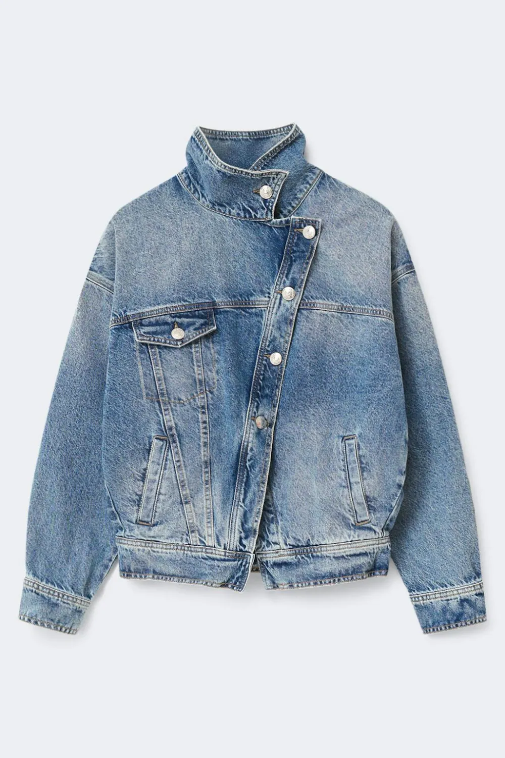 Gina Tricot Ayetric deni jacket Blå Clearance