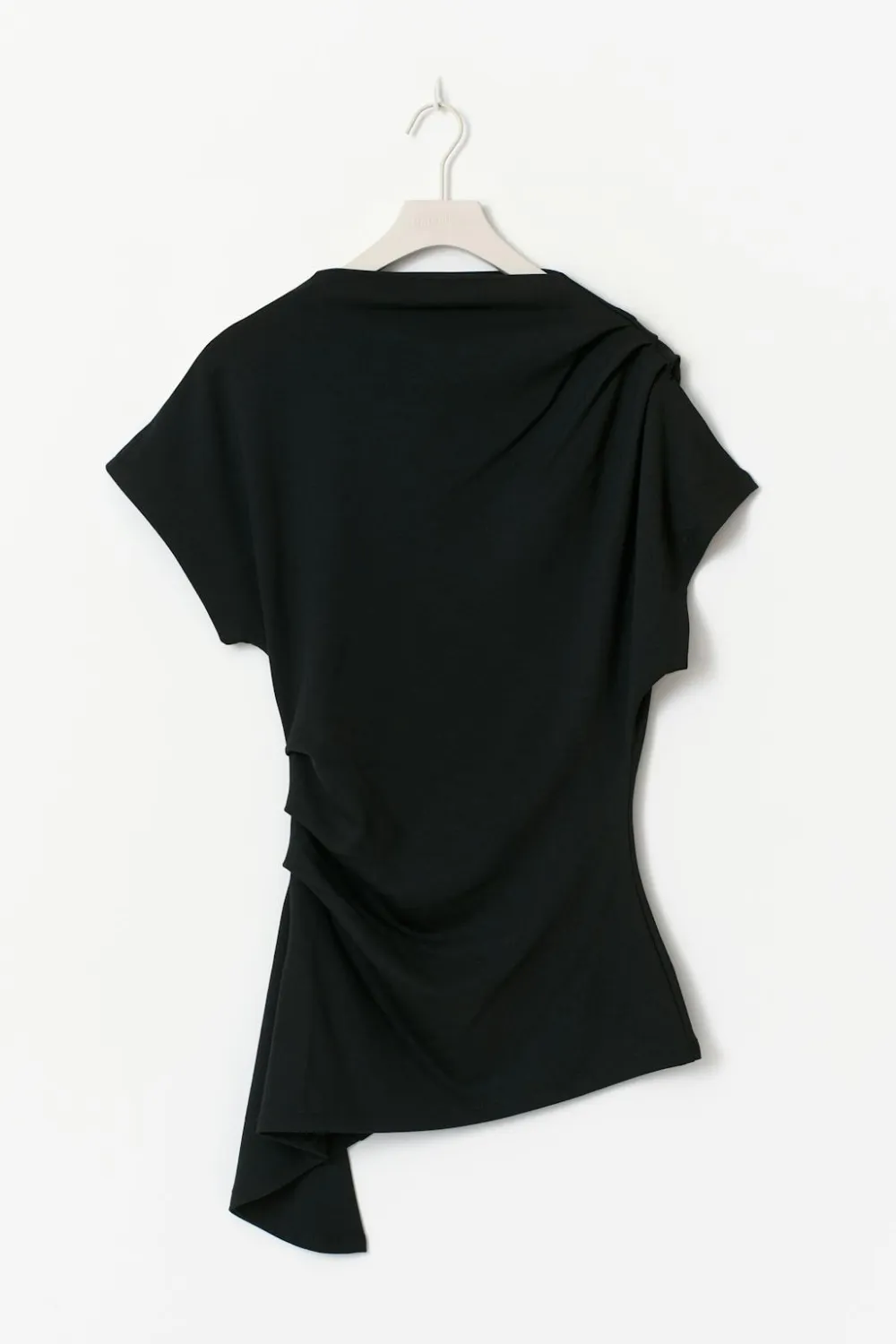 Gina Tricot Ayetric funne neck top Svart New