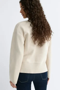 Gina Tricot Ayetric knitted cardigan Beige Clearance