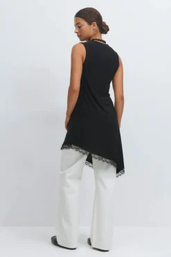 Gina Tricot Ayetric ace detai tunic Svart Sale