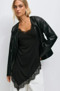 Gina Tricot Ayetric ace inget Svart Clearance
