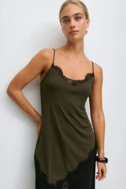 Gina Tricot Ayetric ace inget Grønn Discount
