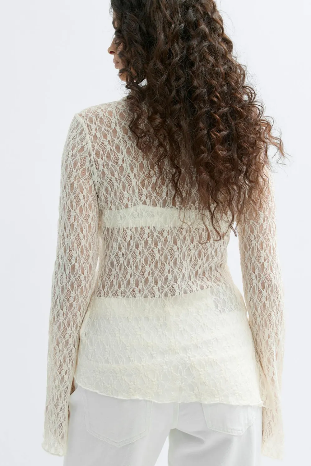 Gina Tricot Ayetric ace top Hvit Online
