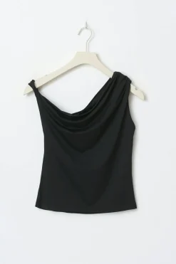 Gina Tricot Ayetric icro top Svart Discount