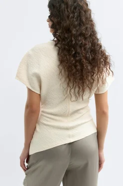 Gina Tricot Asymmetric top Hvit Hot