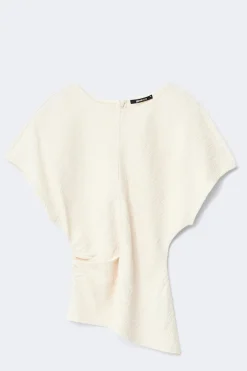 Gina Tricot Asymmetric top Hvit Hot
