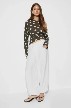 Gina Tricot Ayetric top Brun Online