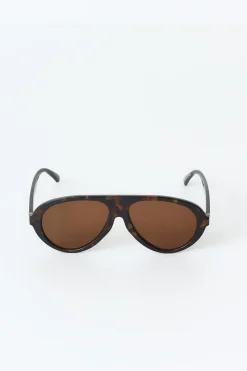 Gina Tricot Aviator sunglasses Brun Discount