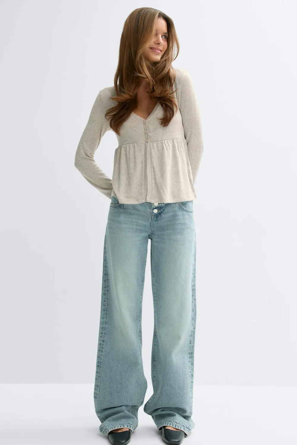 Gina Tricot Babydo top Beige