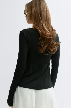 Gina Tricot Babydo top Svart Clearance