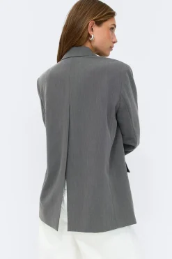 Gina Tricot Back high it bazer Grå Outlet