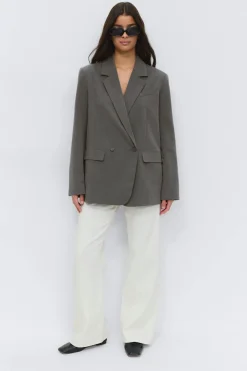 Gina Tricot Back high it bazer Grå Outlet