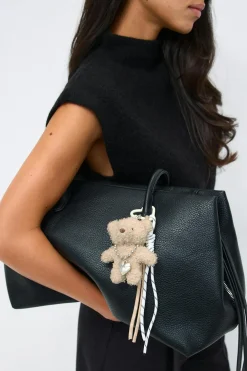 Gina Tricot Bag charm Hvit Clearance