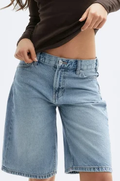 Gina Tricot Baggy babe denim shorts Blå New