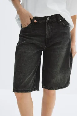 Gina Tricot Baggy babe denim shorts Svart Online