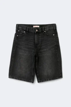 Gina Tricot Baggy babe denim shorts Svart Online