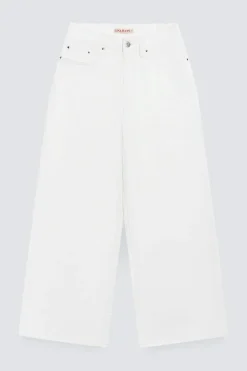 Gina Tricot Baggy babe jeans Hvit Hot
