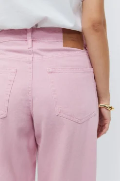 Gina Tricot Baggy-crush jeans Rosa Discount