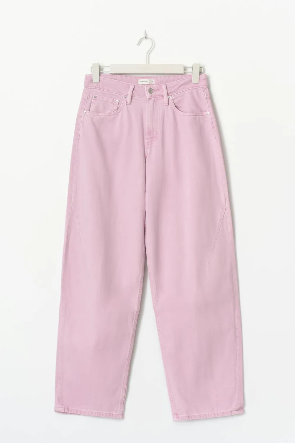 Gina Tricot Baggy-crush jeans Rosa Discount