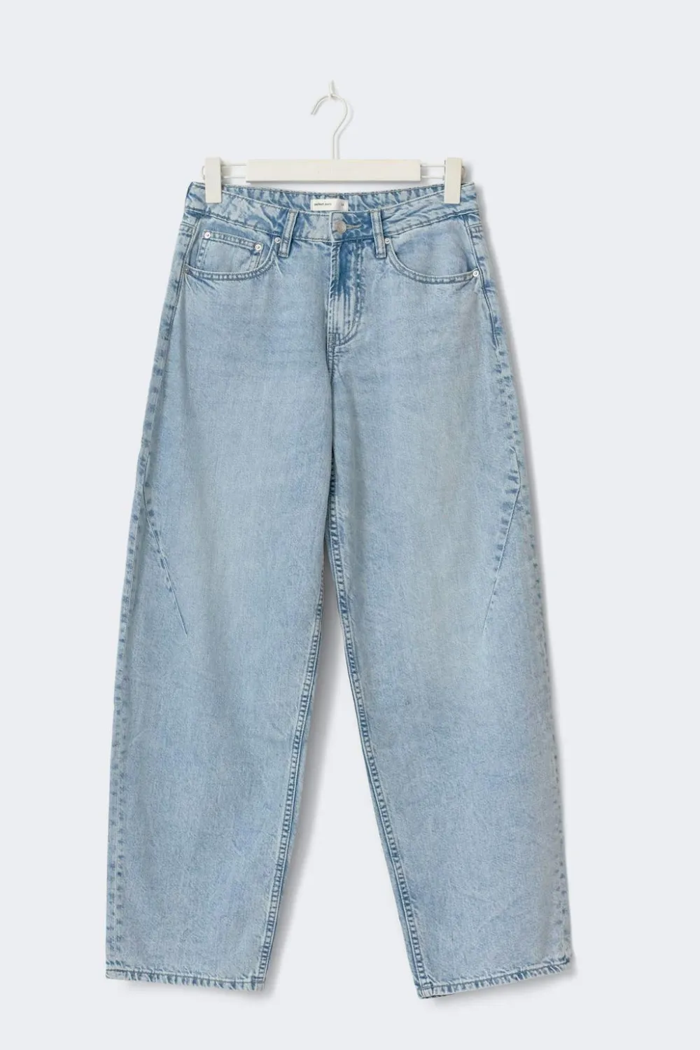Gina Tricot Baggy-crush tall jeans Blå Outlet