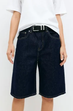 Gina Tricot Baggy denim shorts Blå Hot