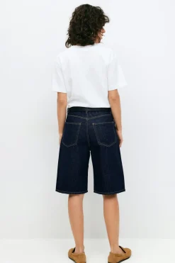 Gina Tricot Baggy denim shorts Blå Hot