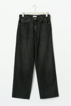 Gina Tricot Baggy snap jeans Svart Hot