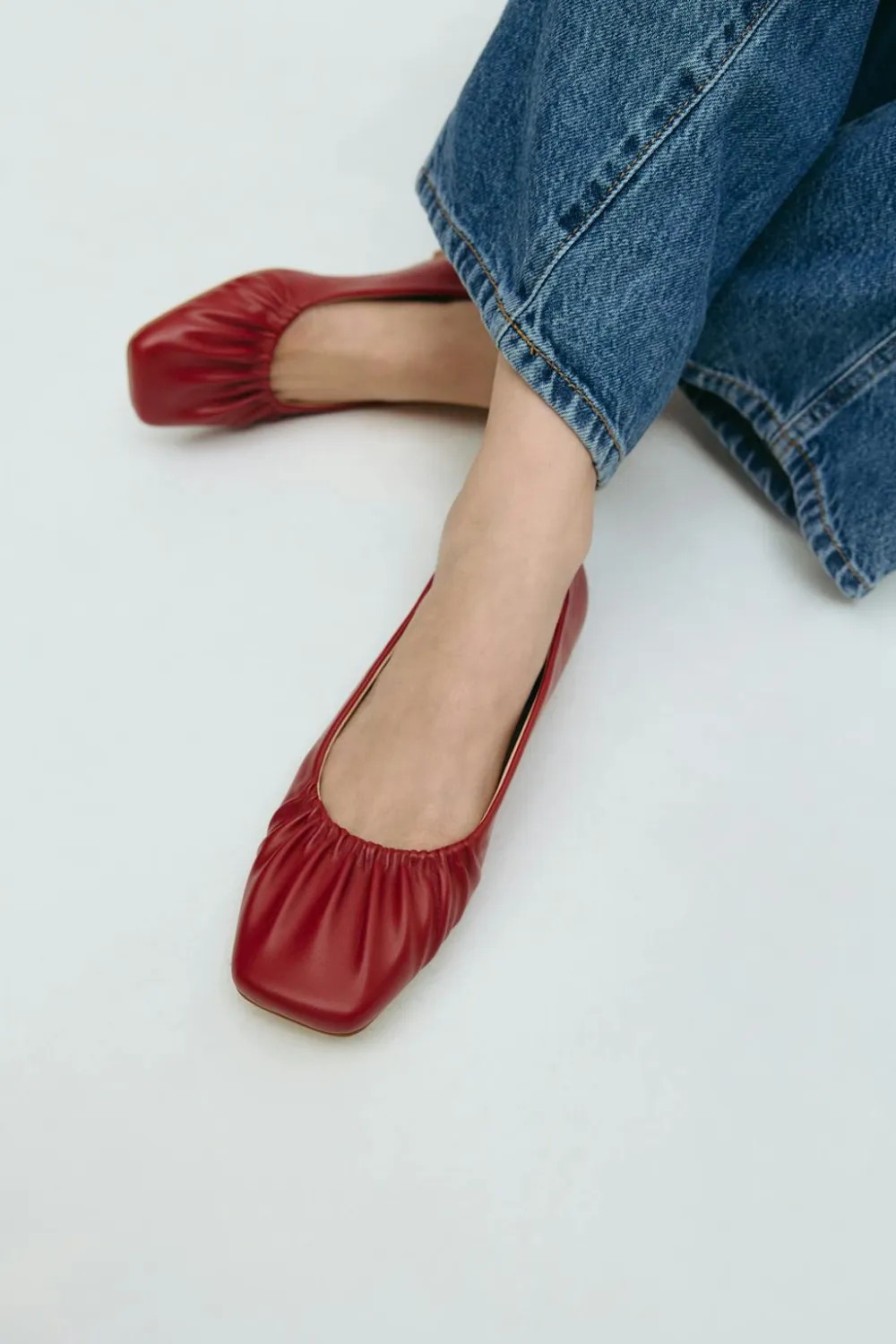 Gina Tricot Ballet flats Rød New