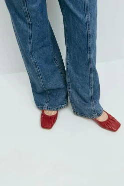 Gina Tricot Ballet flats Rød New