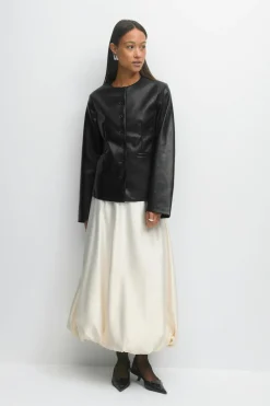 Gina Tricot Balloon skirt Hvit Outlet