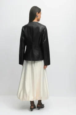 Gina Tricot Balloon skirt Hvit Outlet
