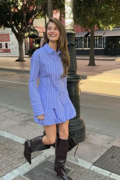 Gina Tricot Baoon kirt Blå Clearance