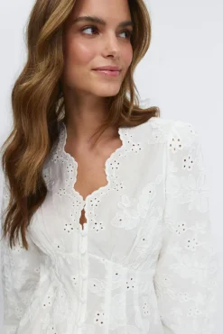 Gina Tricot Baoon eeve boue Hvit Online
