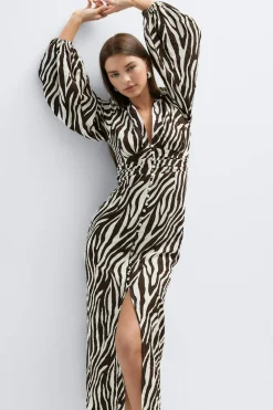 Gina Tricot Balloon sleeve dress Svart