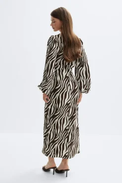 Gina Tricot Balloon sleeve dress Svart