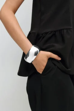 Gina Tricot Bangle Sølv Outlet