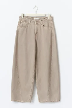 Gina Tricot Barrel balloon jeans Beige New
