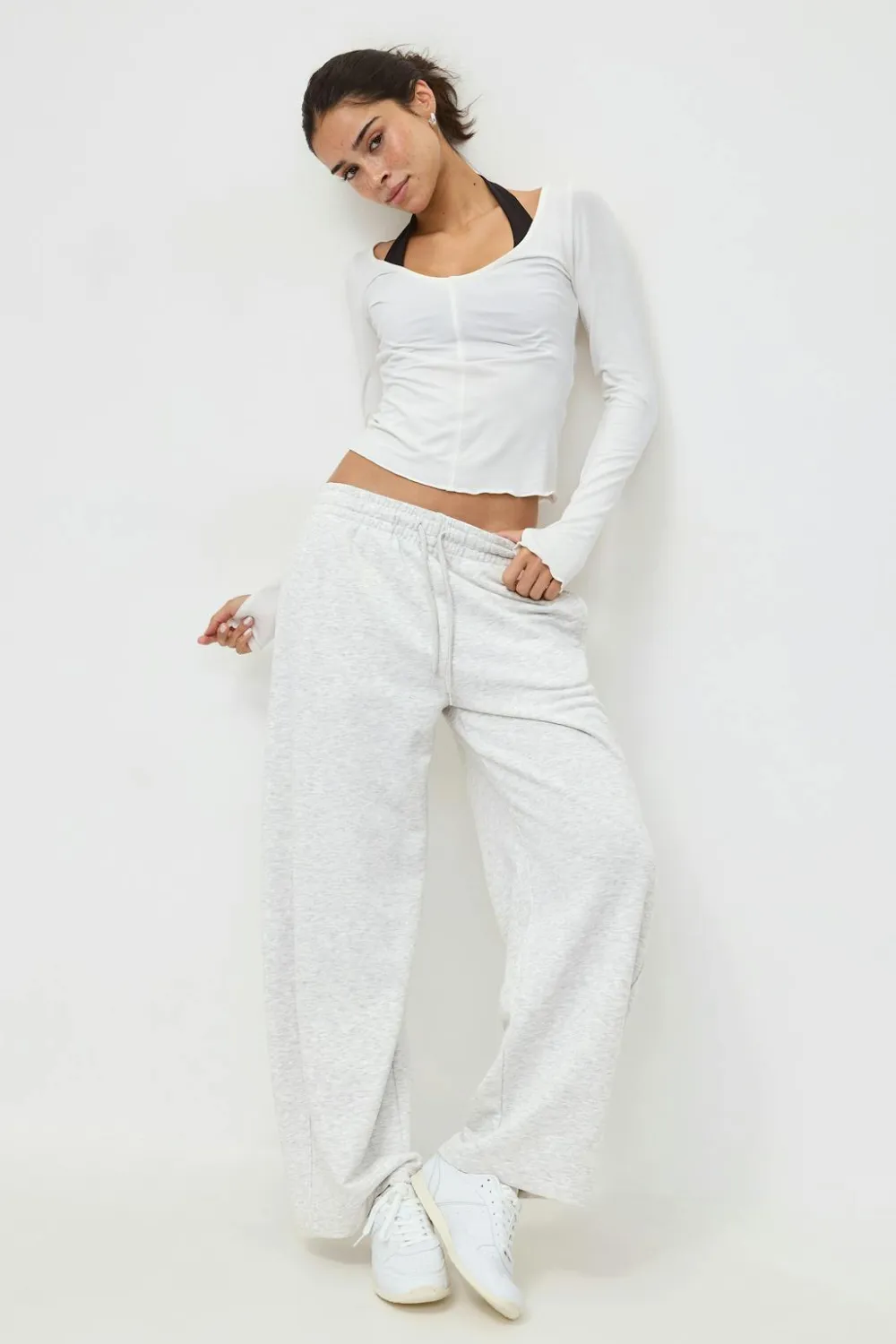 Gina Tricot Barre weatpant Grå Discount
