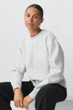 Gina Tricot Baic weater Grå Outlet