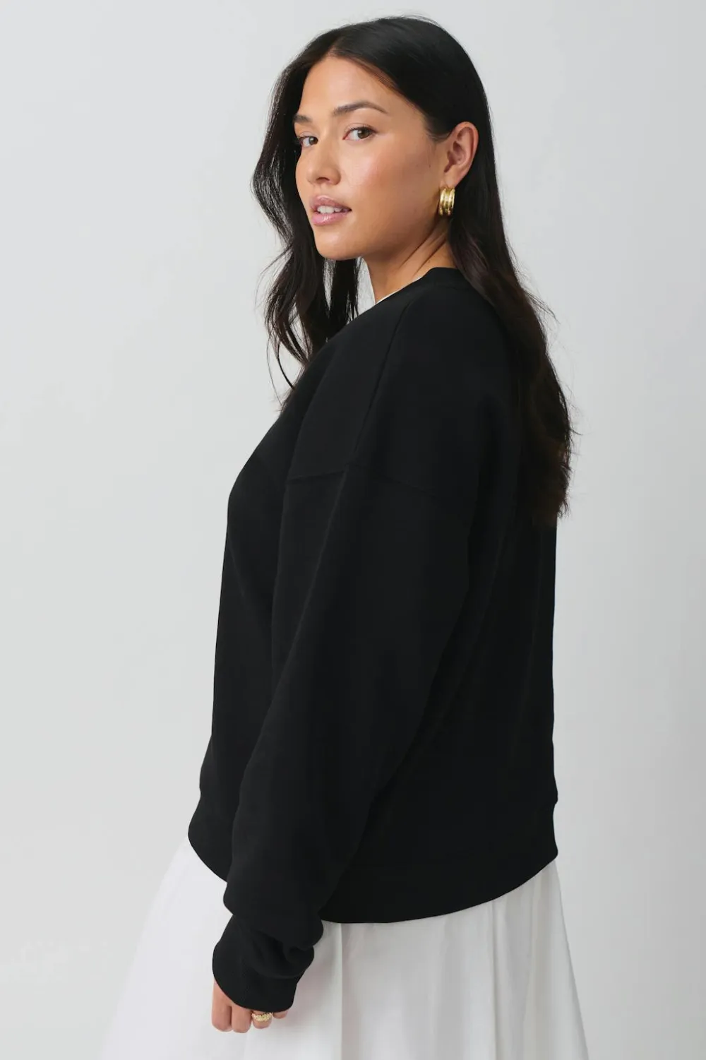 Gina Tricot Baic weater Svart Outlet