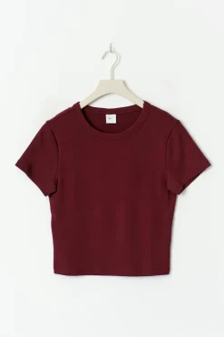 Gina Tricot Baic tight top Rød