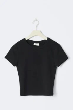 Gina Tricot Baic tight top Svart Online
