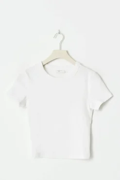 Gina Tricot Baic tight top Hvit Sale