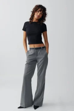 Gina Tricot Baic tight top Svart Sale
