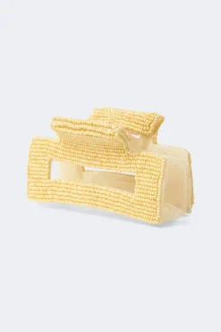 Gina Tricot Beaded hair clip Gul Online